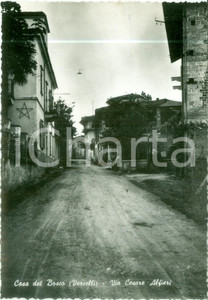 Cartolina originale da collezione 1955 ca SOSTEGNO BI Via Cesare ALFIERI a Casa del Bosco Cartolina 1 1