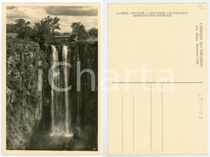 Cartolina originale da collezione 1930 ca ZAGOURSKI «L Afrique qui disparaît» KENIA Thomson Falls  Postcard 173 1
