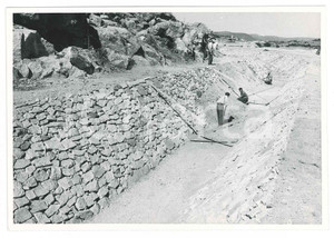 Fotografia d epoca originale 1962 SARDEGNA GALLURA Area fiume e diga del LISCIA  Cantiere Foto 3 1