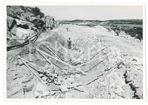 Fotografia d epoca originale 1962 SARDEGNA GALLURA Area fiume e diga del LISCIA Cantiere Foto 3 1