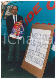 Fotografia d epoca originale 1993 CIRCO PADOVA Paride ORFEI promuove lo spettacolo ecologico Foto 1 1