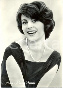 Cartolina originale da collezione 1960 ca CINEMA Attrice Anna Maria FERRERO Ritratto fotografico Cartolina 2 1