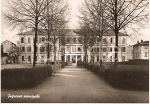 Cartolina originale da collezione 1950 ca ROMAGNANO SESIA Ingresso Principale COLLEGIO CONVITTO CURIONI 1 1
