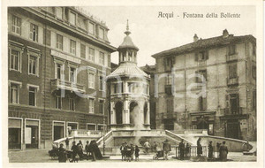 Cartolina originale da collezione 1930 circa ACQUI TERME AL FONTANA DELLA BOLLENTE Cartolina animata 1 1