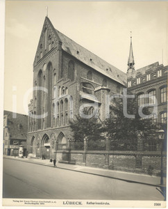 Fotografia d epoca originale 1904 LUBECK GERMANY Katharinenkirche Foto ANIMATA n. 2366 4 1