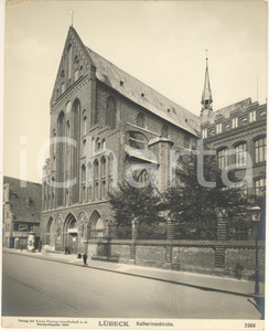 Fotografia d epoca originale 1904 LUBECK GERMANY Katharinenkirche Foto ANIMATA n. 2366 6 1