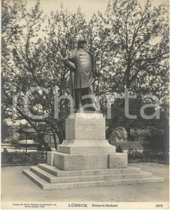 Fotografia d epoca originale 1904 LUBECK GERMANY Bismarck  Denkmal  Monumento Foto n. 2372 3 1