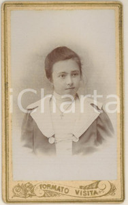 Fotografia d epoca originale 1930 ca OVADA Marianna FERRARI sposata QUAGLIETTI Fotografia E. ZACCONI CDV 1