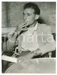 Fotografia d epoca originale 1950 ca ROMA Omicidio di Annarella BRACCI Lionello EGIDI Ritratto  Foto 18x24 1