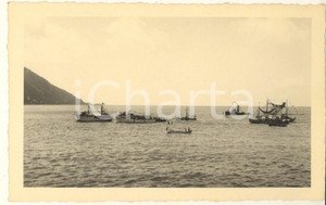 Fotografia d epoca originale 1950 ca CAMOGLI Festa della STELLA MARIS Foto cartolina 14x9 cm 1