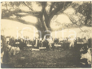 Fotografia d epoca originale 1920 ca COATIT ERITREA Tombe degl italiani caduti  Foto seriale 12x9 cm 1