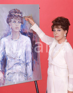 Fotografia d epoca originale 1980ca Silvana PAMPANINI photo shoot DIAPOSITIVA ORIGINALE 8 1