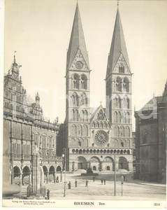 Fotografia d epoca originale 1904 BREMEN GERMANY Dom Fotografia ANIMATA n. 1859 1 1