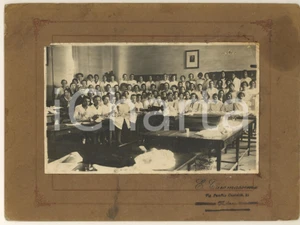 Fotografia d epoca originale 1925 ca COSTUME  MILANO Scuola femminile di cucito  Foto E. CASAMASSIMA 1