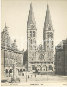 Fotografia d epoca originale 1904 BREMEN GERMANY Dom Fotografia ANIMATA n. 1859 7 1