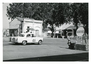 Fotografia d epoca originale 1960 ca ITALIA  RALLY Alfa Romeo Giulietta  Scuderia JOLLY CLUB Foto 18x13 1