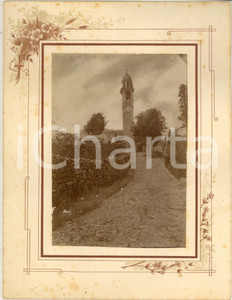 Fotografia d epoca originale 1915 ca GENOVA Chiesa  di S. Giorgio di BAVARI  Veduta Foto VINTAGE 20x26 2 1