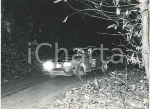 Fotografia d epoca originale 1972 RALLY 333 MINUTI Fiat 128 Coupé Simonetta DEL MAZZA Sergio CARDARELLI 3 1