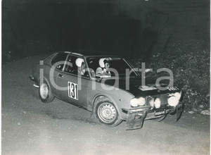 Fotografia d epoca originale 1972 RALLY 333 MINUTI Fiat 128 Coupé Simonetta DEL MAZZA Sergio CARDARELLI 6 1