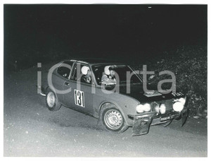 Fotografia d epoca originale 1972 RALLY 333 MINUTI Fiat 128 Coupé Simonetta DEL MAZZA Sergio CARDARELLI 6 1