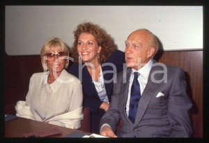 Fotografia d epoca originale 2000 Raimondo VIANELLO Giorgia TRASSELLI Sandra MONDAINI 35mm vintage slide 4 1