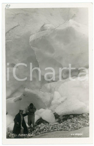 1900 ca NORWAY - SVARTISEN Tourists on the glacier - Postcard FP NV  Cartolina postale d'epoca, non viaggiata. CONDIZIONI:FAIR/discreto Lievi smussature agli angoliFORMATO: 9x14 cm originale e autentica 1