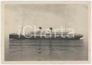 Cartolina originale da collezione 1934 GENOVA Transatlantico ROMA Italia Flotte Riunite  Cartolina 3 1