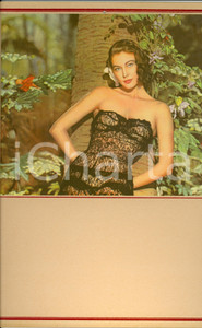 Oggetto da collezione cartaceo 1955 ca ITALIA MODERNARIATO Calendario perpetuo immagine femminile VINTAGE 3 1