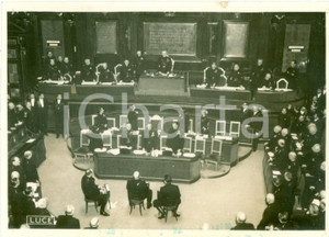 Fotografia d epoca originale 1938 ROMA Il Senato crea il grado di MARESCIALLO DELL IMPERO Fotografia 1