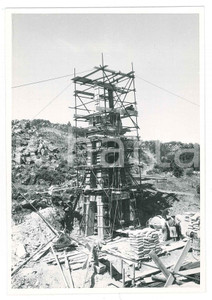 Fotografia d epoca originale 1962 SARDEGNA GALLURA Area fiume e diga del LISCIA  Cantiere Foto 10 1
