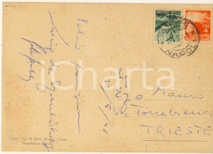 Autografo originale 1948 ANACAPRI Cartolina Licia DANNECKER DE SZOMBATHELY Autografo 1