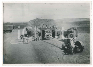 Fotografia d epoca originale 1935 ca MADAGASCAR  RISICOLTURA  Lavoro con macchina GUIDETTI e ARTIOLI Foto 1
