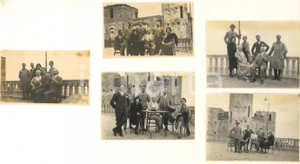 Fotografia d epoca originale 1930 ANDRATE TO Famiglie GALLOTTI e MASSA al belvedere Lotto 5 foto 11x8 cm 1