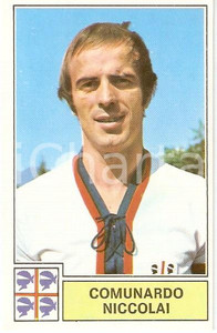 Oggetto da collezione cartaceo PANINI CALCIATORI 1971  1972 Figurina Comunardo NICCOLAI Serie A CAGLIARI 1 1