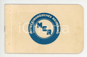 1960 ca MER Mitteleuropaisches reiseburo - Brochure 13x8 cm Brochure d'epoca.  PAGINE: 32CONDIZIONI:FAIR/discreto forellini e residuo di incollatura in quarta di copertinaFORMATO: 13x8 cm originale e autentica 1