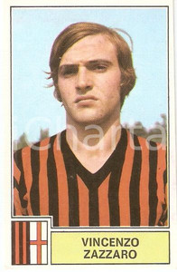 Oggetto da collezione cartaceo PANINI CALCIATORI 19711972 Figurina Vincenzo ZAZZARO Seria A MILAN 1