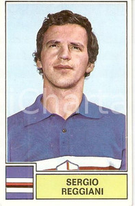 Oggetto da collezione cartaceo PANINI CALCIATORI 1971  1972 Figurina Sergio REGGIANI Serie A SAMPDORIA 1 1