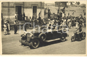 Fotografia d epoca originale 1936 AOI SOMALIA Arrivo regina Maria José di Savoia ? in automobile Foto 1