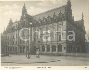 Fotografia d epoca originale 1904 ARCHITECTURE BREMEN GERMANY Post Office Building Foto n° 1865 1 1