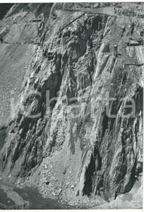Fotografia d epoca originale 1963 LAI DA CURNERA SVIZZERA Veduta con la diga  Foto CHIOLINI 1