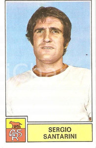 Oggetto da collezione cartaceo PANINI CALCIATORI 1971  1972 Figurina Sergio SANTARINI Serie A ROMA 1 1