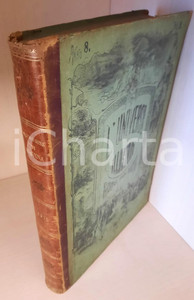 1873 L'Universo Illustrato - Volume dedicato all'Esposizione di Vienna Pubblicazione a dispense dell’Universo illustrato. Disp. 1 (18 maggio 1873) – 40 (Dicembre 1873), in volume rilegato con copertina rigida.Riccamente illustrato.EDITORE: Treves - MilanoPAGINE: 598 CONDIZIONI:POOR/danneggiato fioriture diffuse; tracce d'uso e rosure alla copertaFORMATO: 23x32 cm originale e autentica 1