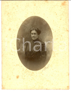 Fotografia d epoca originale 1909 LILLE Portrait de M.me Suzanne DEVILDER MAQUET Photo BERGER Paris 4 1