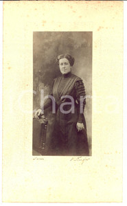 Fotografia d epoca originale 1909 LILLE Portrait Suzanne DEVILDER MAQUET Photo BERGER Paris 2 1