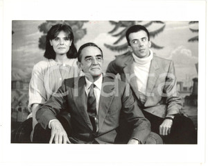 Fotografia d epoca originale 1988 CINEMA Vittorio GASSMAN  Sergio MEOGROSSI  Giusi CATALDO Foto 25x20 1