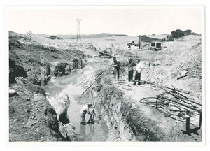 Fotografia d epoca originale 1962 SARDEGNA GALLURA Area fiume e diga del LISCIA  Cantiere Foto 6 1