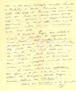 Autografo originale 1962 NAPOLI IL MATTINO Direttore Giovanni ANSALDO  Lettera  Autografo 1