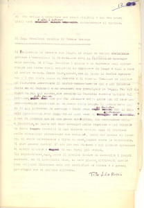 Autografo originale 1970 ca Tito Livio RICCI Cesano Boscone: un ghetto che vale miliardi AUTOGRAFO 1