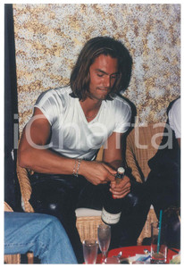 Fotografia d epoca originale 1995 Discoteca 24MILA BACI  Dj Marco BRESCIANI  Ritratto Foto 2 1