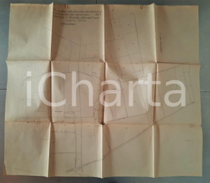 Mappa, planimetria storica 1930 ca CAMPISCO / SERGNANO CR CARAVAGGIO Mappa possessione CAMPISCO 1 Mappa, planimetria storica 1930 ca CAMPISCO / SERGNANO CR CARAVAGGIO Mappa possessione CAMPISCO 1